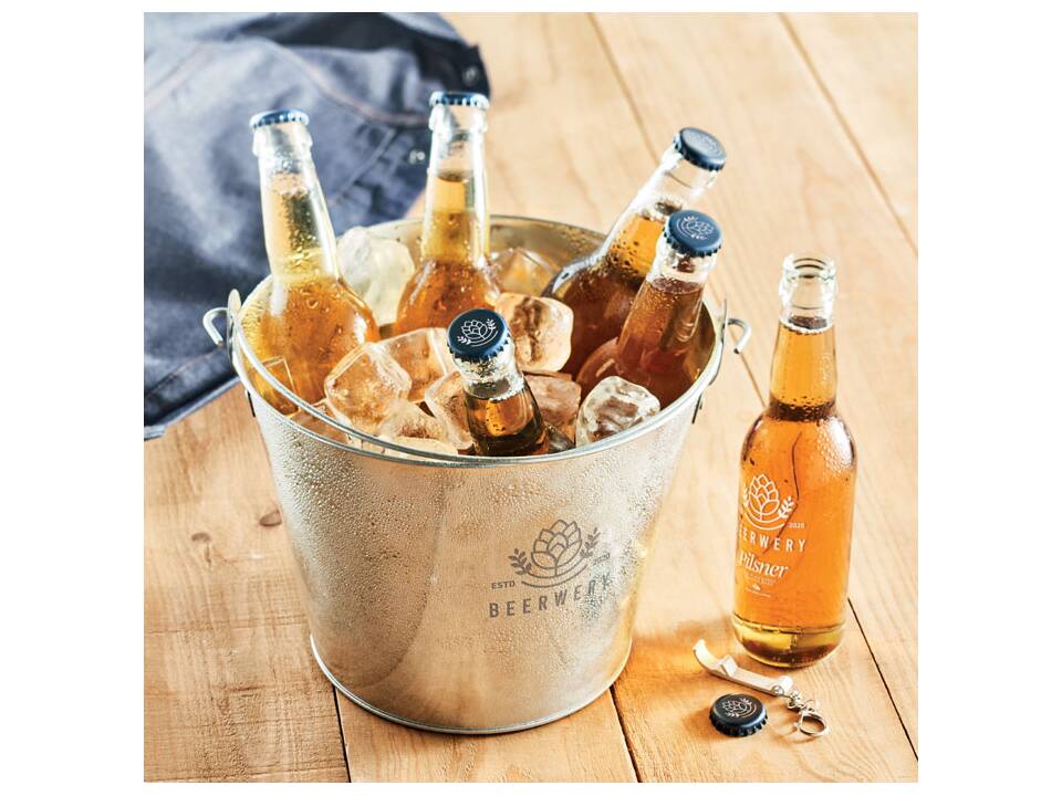 Metal beer bucket 4L 2