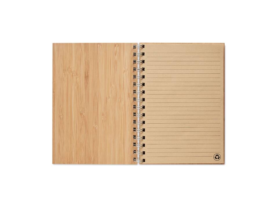 A5 ring bound Bamboo notebook 3
