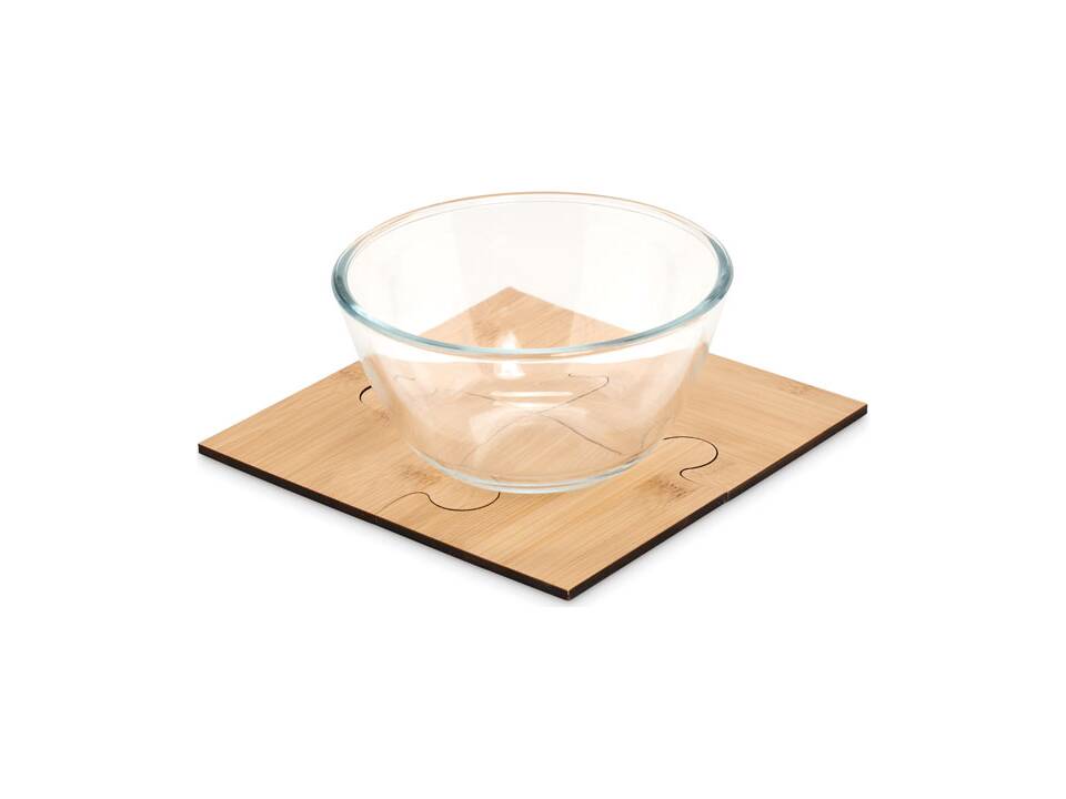 Set of 4 puzzle coasters 2