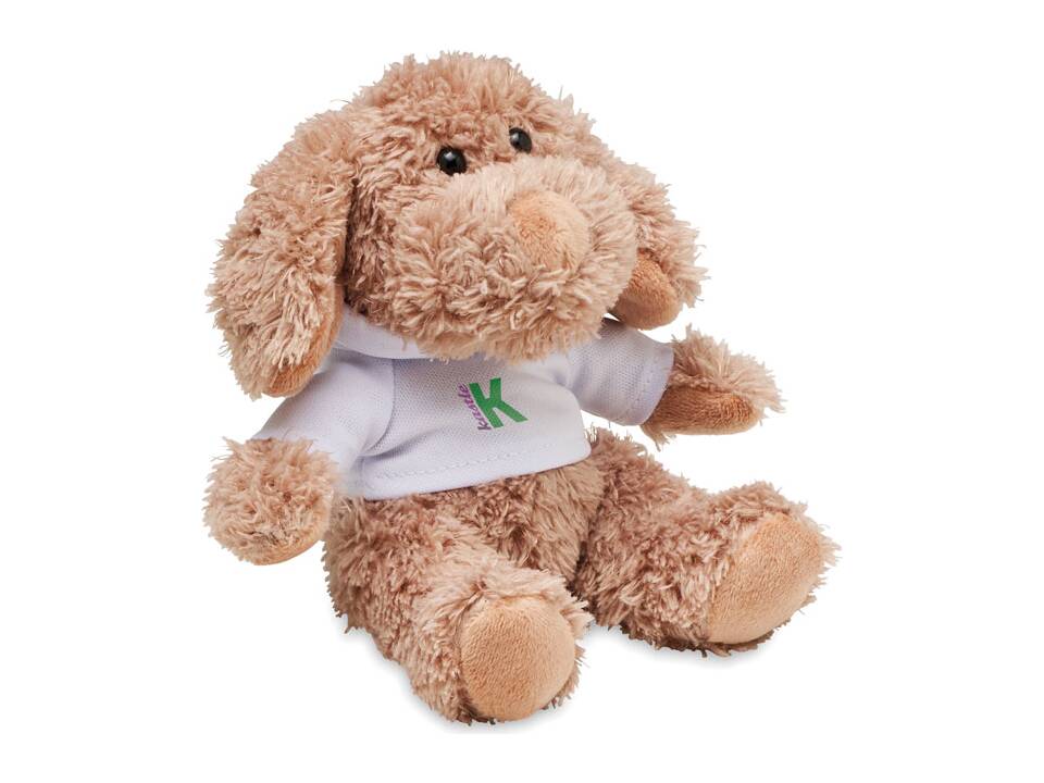 Dog plush wearing a hoodie 1