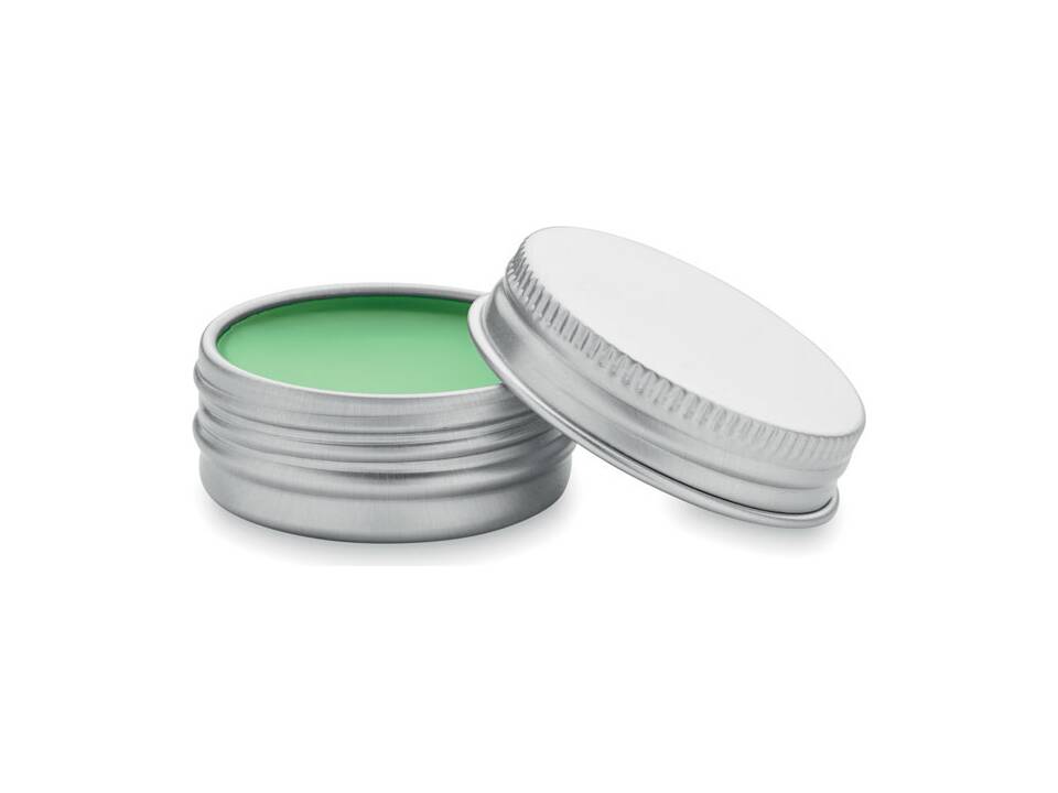 Vegan lip balm in round tin 2