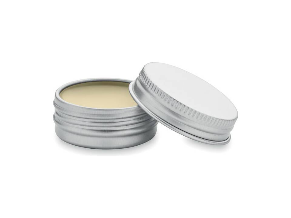 Vegan lip balm in round tin 6