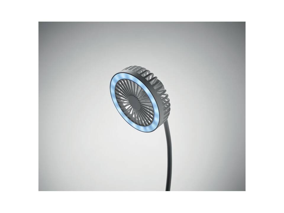 Desktop charger fan with light 1