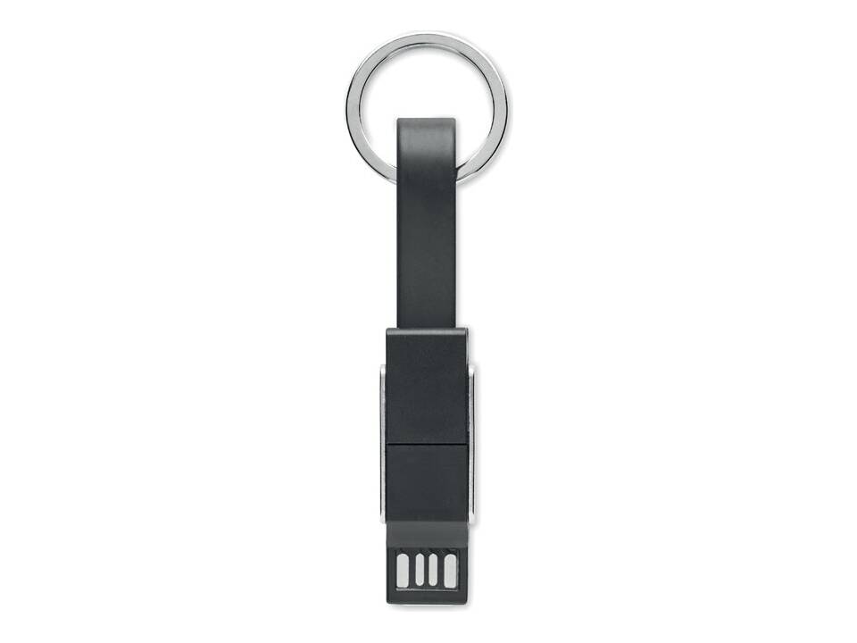 Keyring with 4 in 1 cable 1