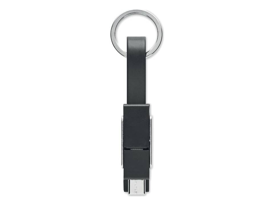 Keyring with 4 in 1 cable 2