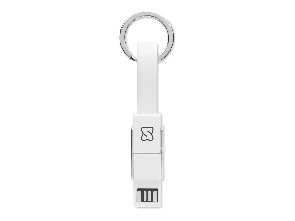 Keyring with 4 in 1 cable 7