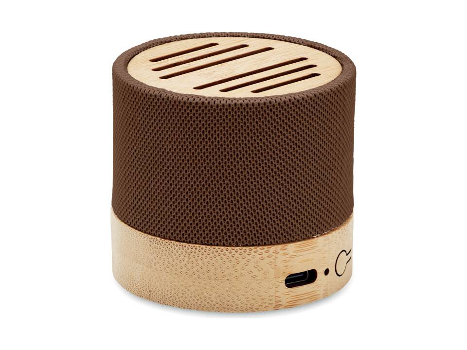 Bamboo RPET wireless speaker 4