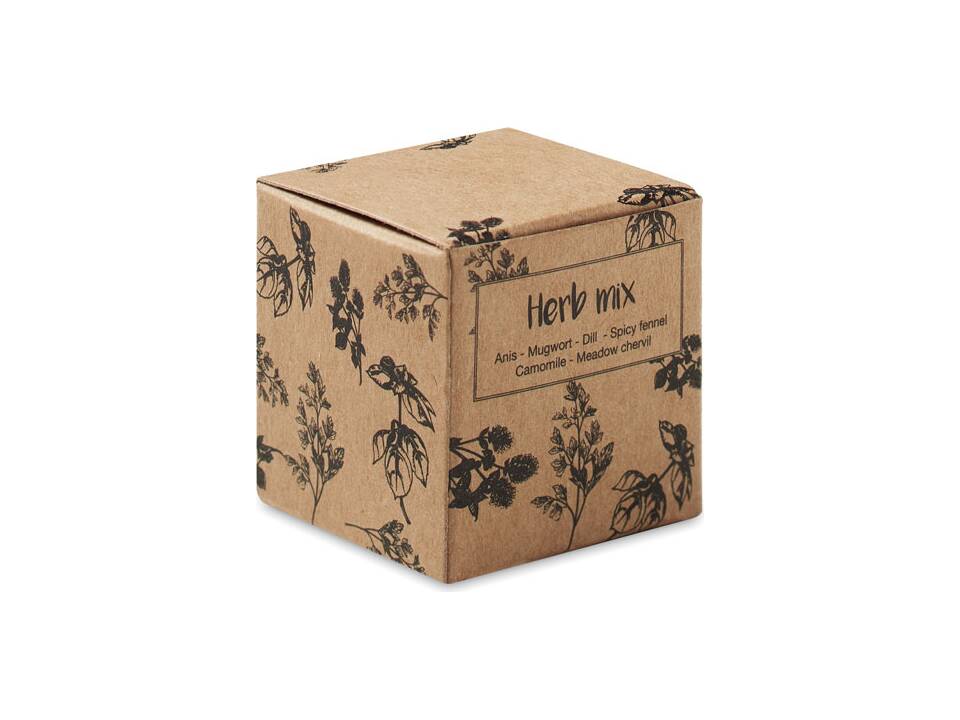 Herb seed bomb in carton box 1