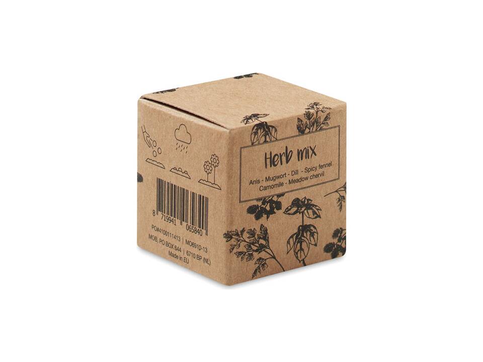 Herb seed bomb in carton box 3