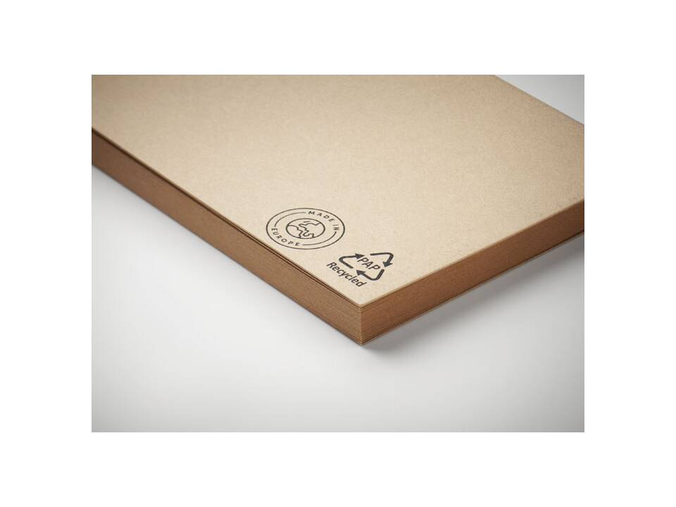 Recycled paper memo block 1