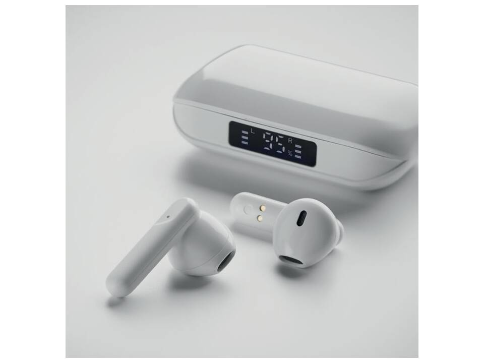 Recycled ABS TWS earbuds 4