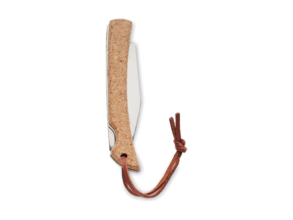 Foldable knife with cork 1