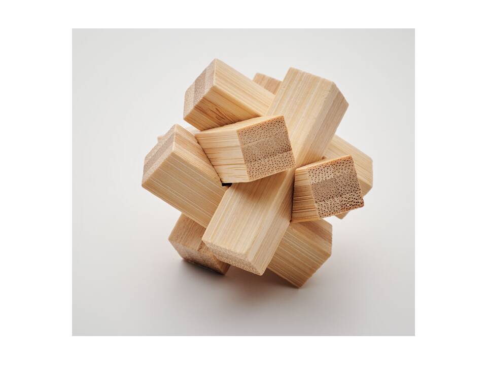 Bamboo brain teaser star shape 4