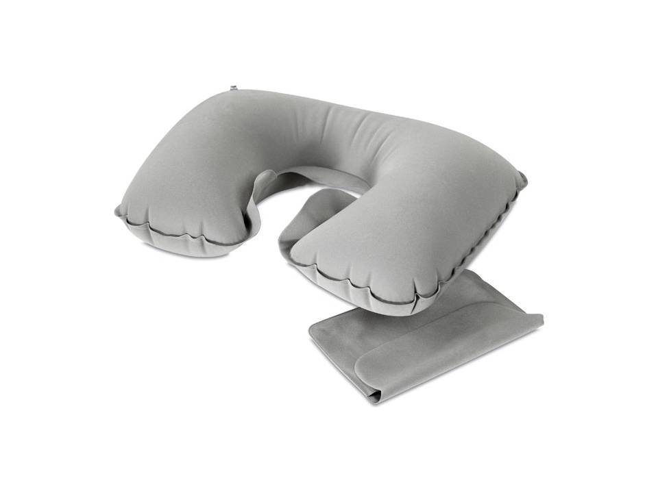 Inflatable pillow in pouch 1