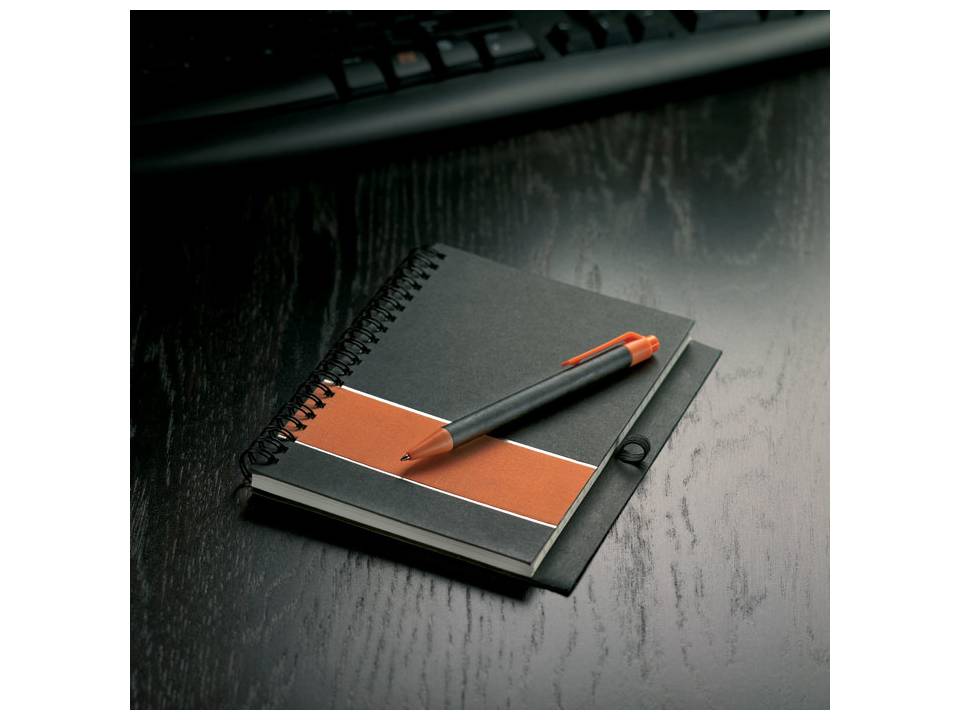 Elegant notebook iwith colourful decorating band 1