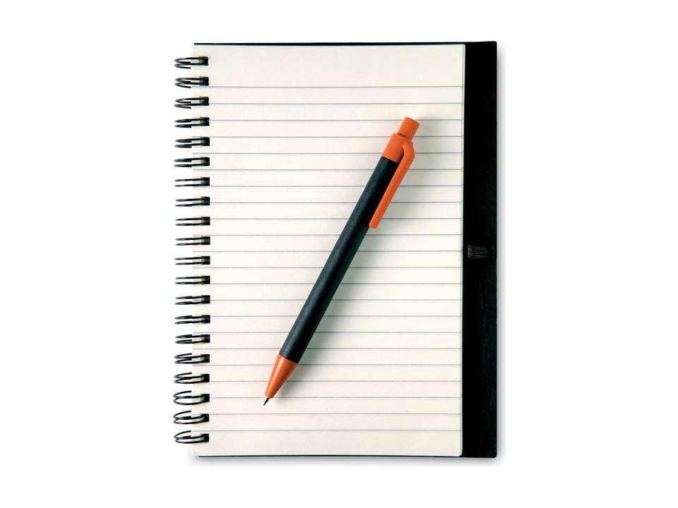 Elegant notebook iwith colourful decorating band 4