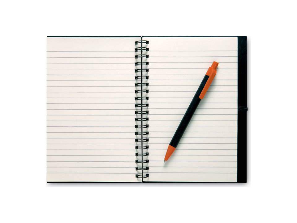 Elegant notebook iwith colourful decorating band 7