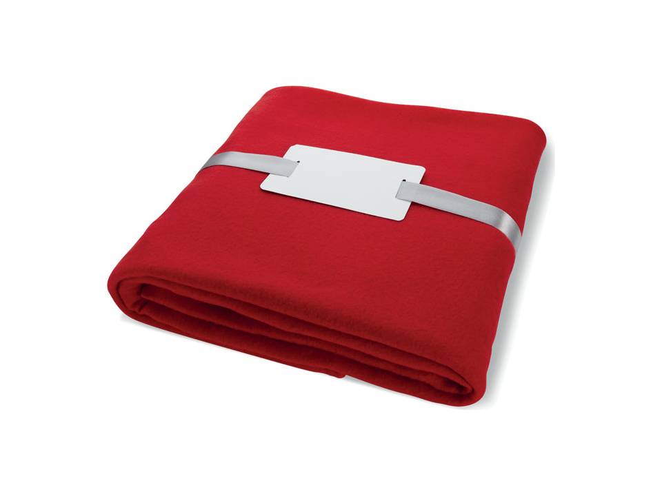 Fleece blanket with arms