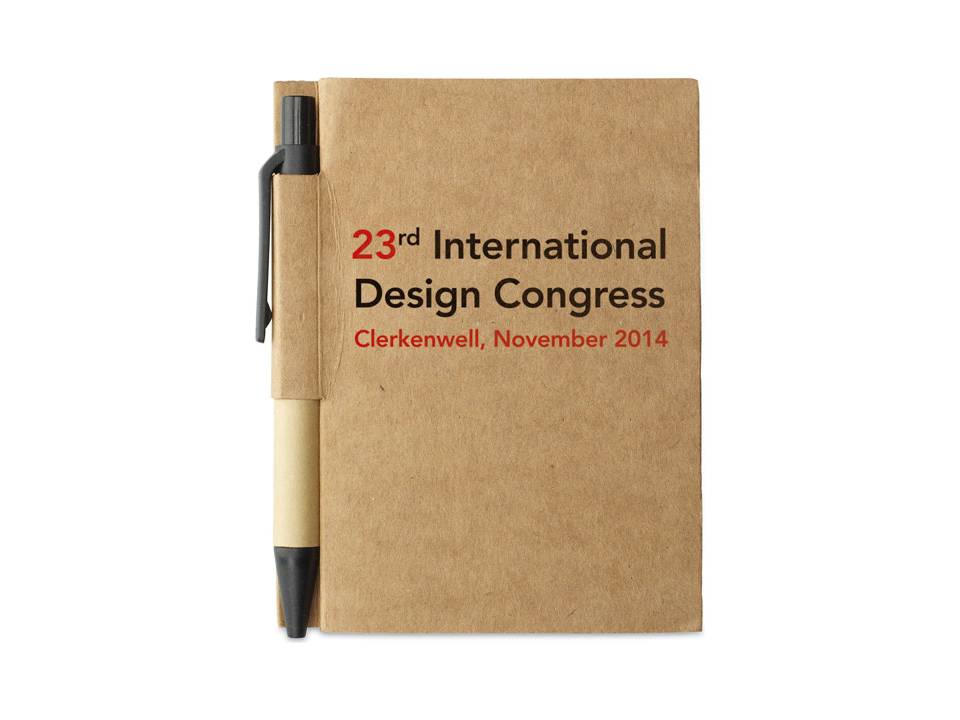 Memo note with mini recycled pen 3