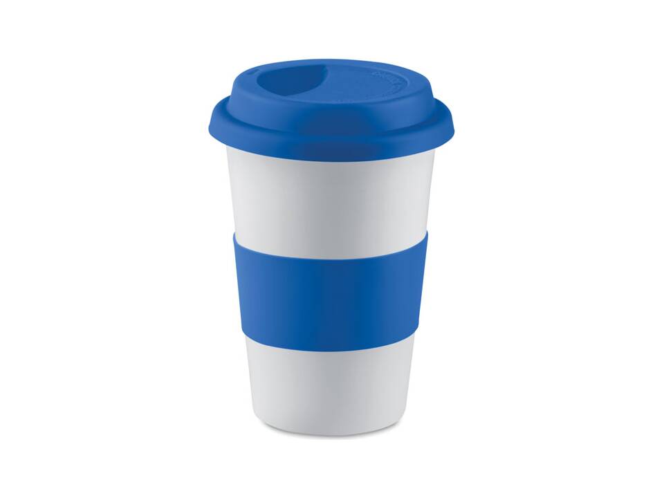 Ceramic mug w/ lid and sleeve 2