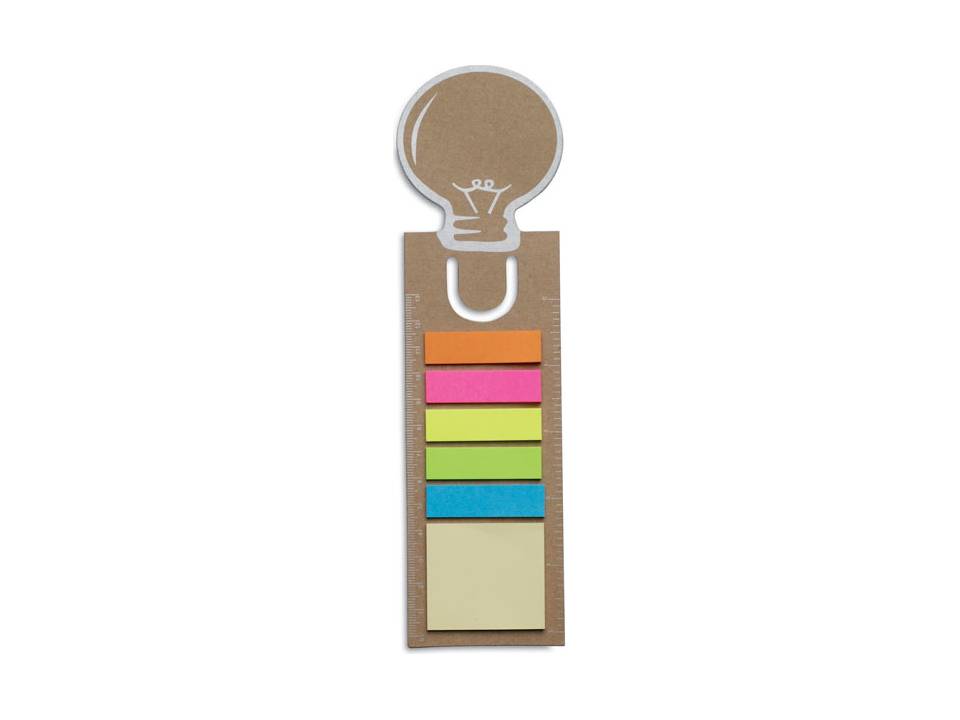 Bookmark with memo stickers 6