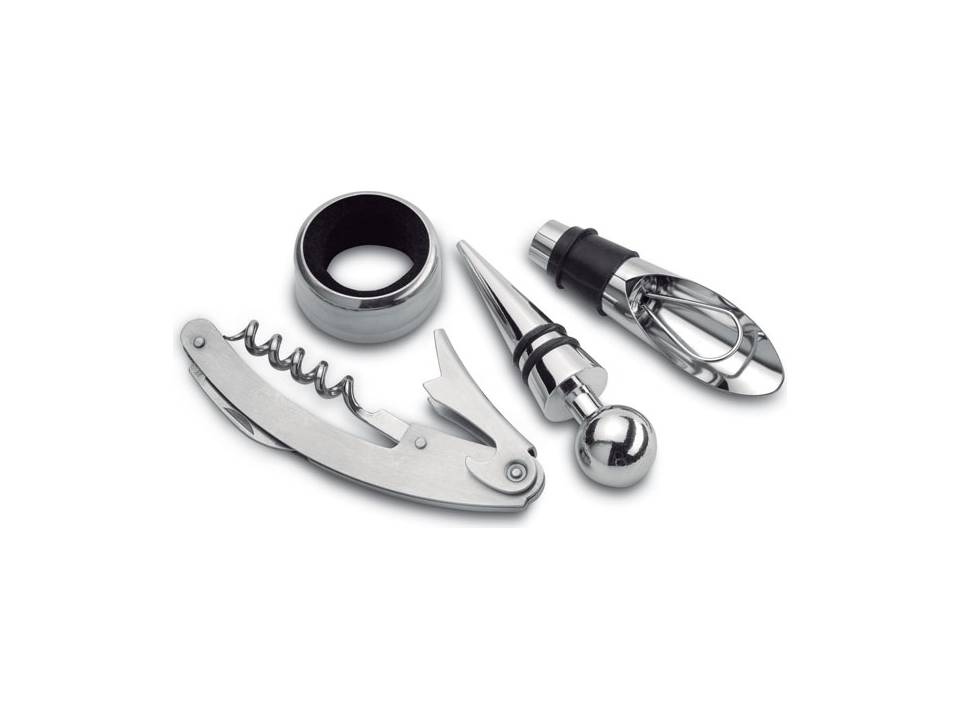 Wine set in tin box 2