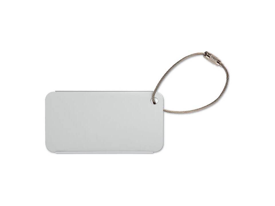 Aluminium luggage tag 3