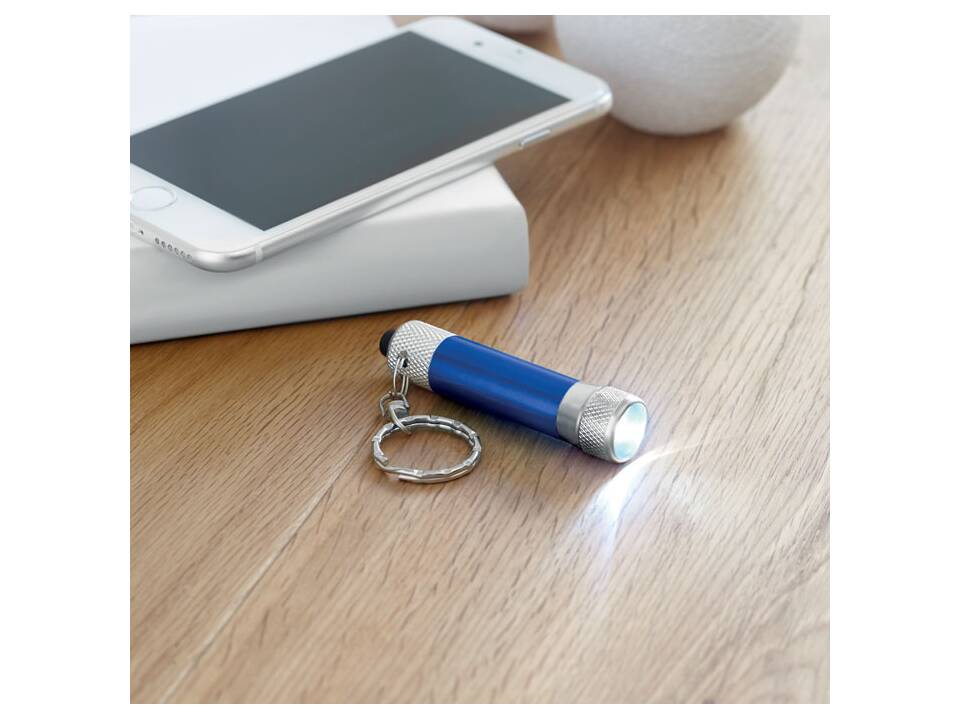 Aluminium torch with key ring 6