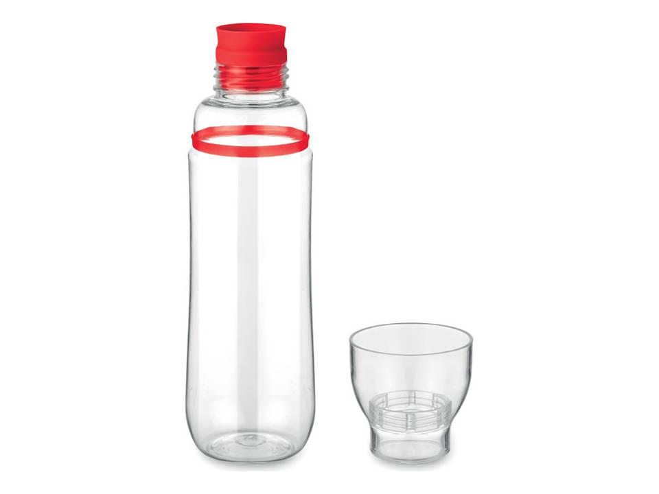 Drinking bottle with glass 12