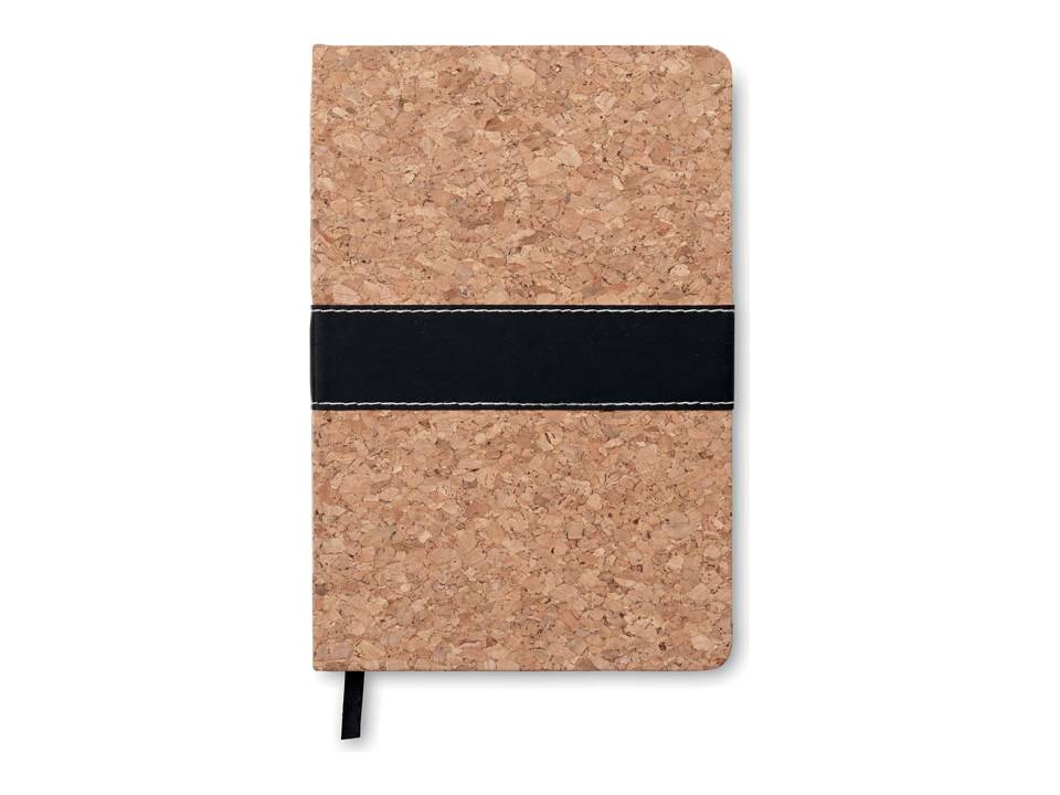 A5 notebook cork covered 1