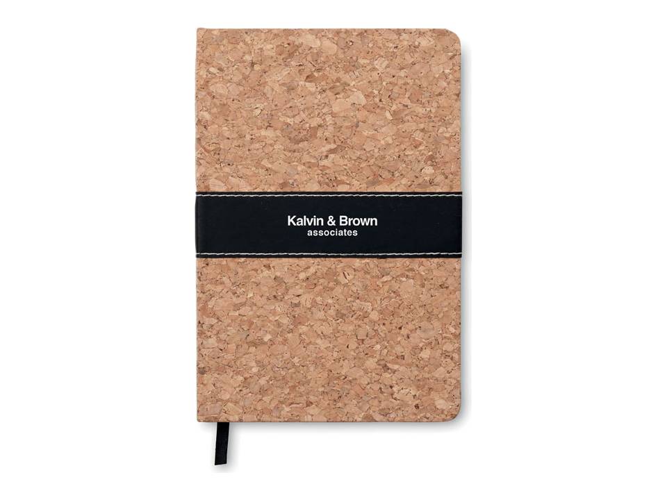 A5 notebook cork covered 2