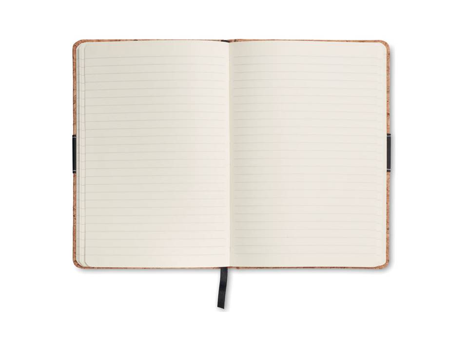 A5 notebook cork covered 4