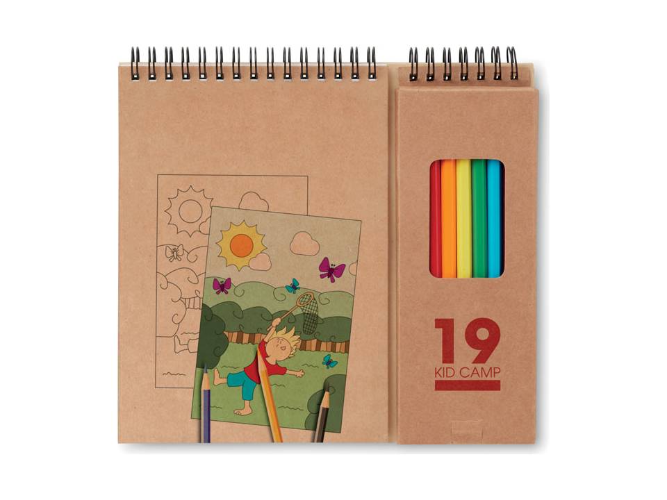 Colouring set with notepad 5