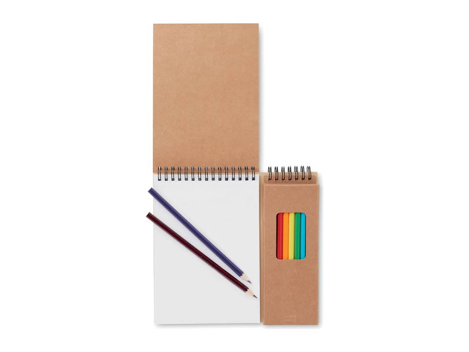 Colouring set with notepad 4