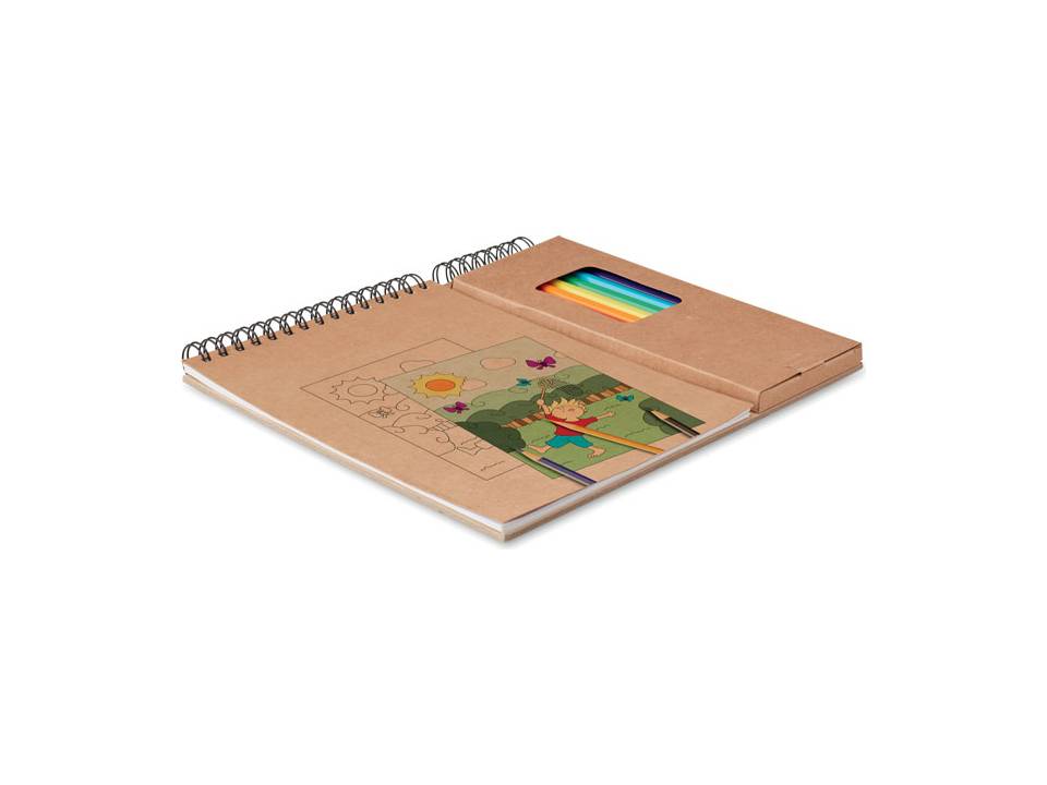 Colouring set with notepad 1