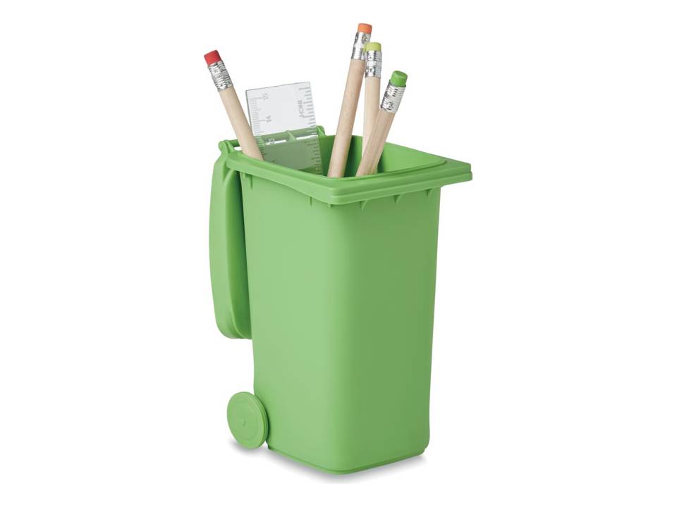 Wheelie bin pen holder 4