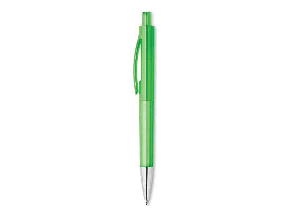 Transparent push button pen Lucerne 2