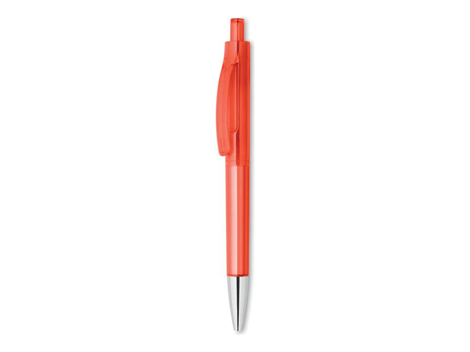 Transparent push button pen Lucerne 13