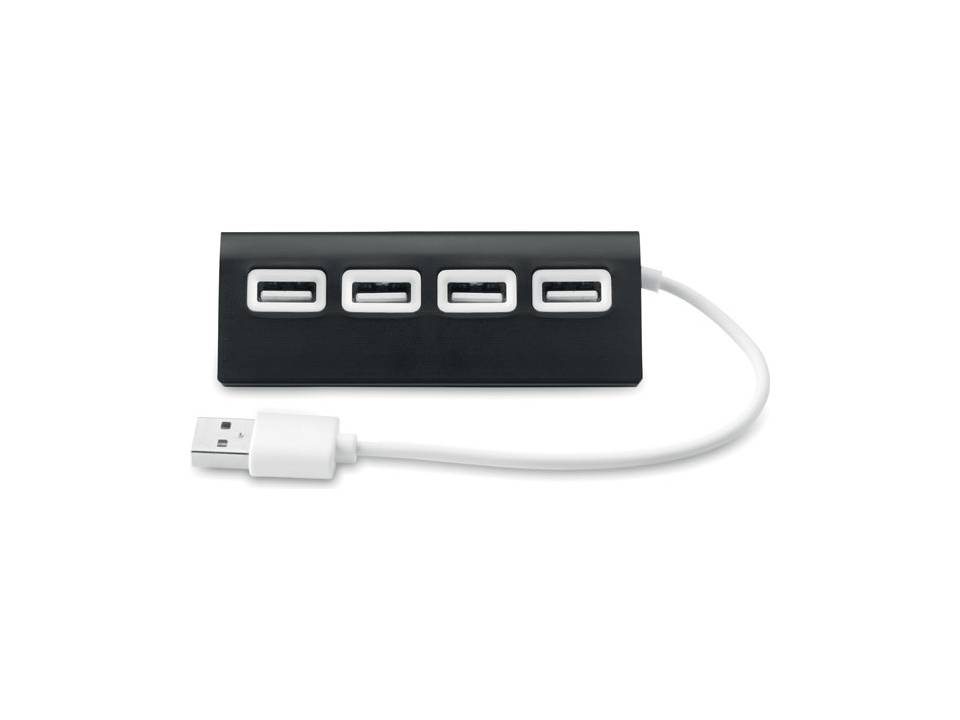 Alu 4 port USB hub 5
