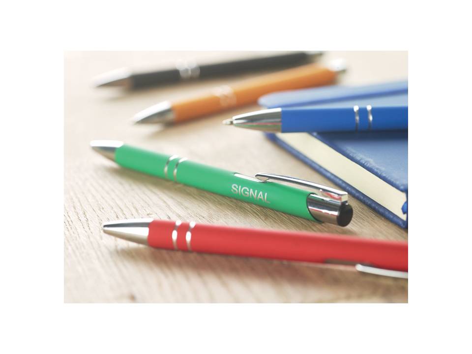 Ball pen in rubberised finish 2