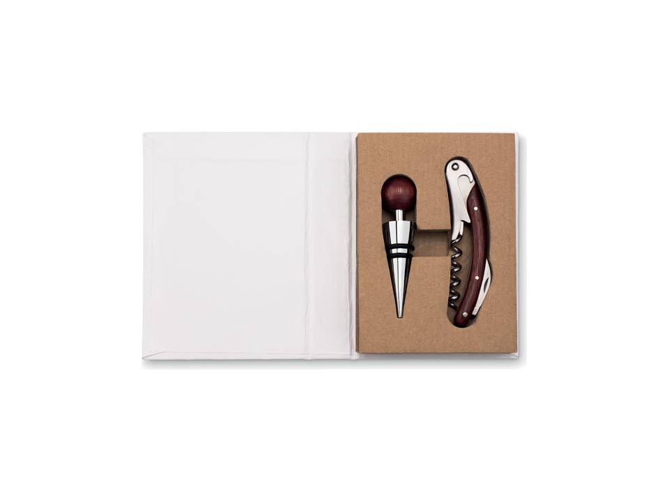 2 pcs wine set in book gift 1