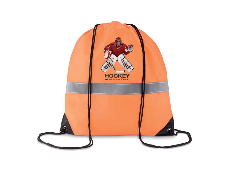 Drawstring reflective stripe 3