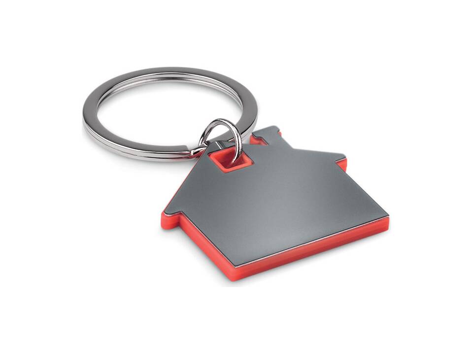 House shape plastic key ring 3