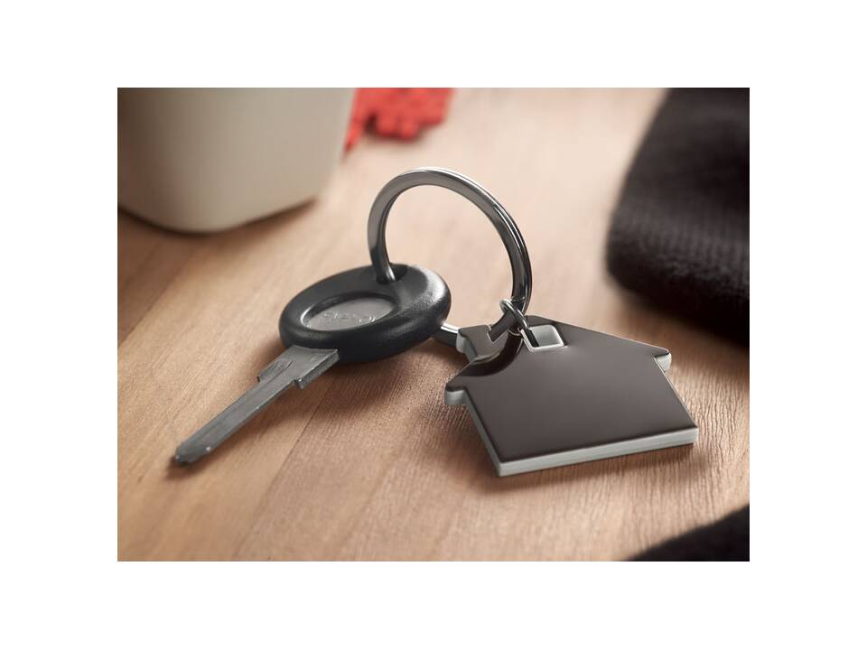 House shape plastic key ring 9