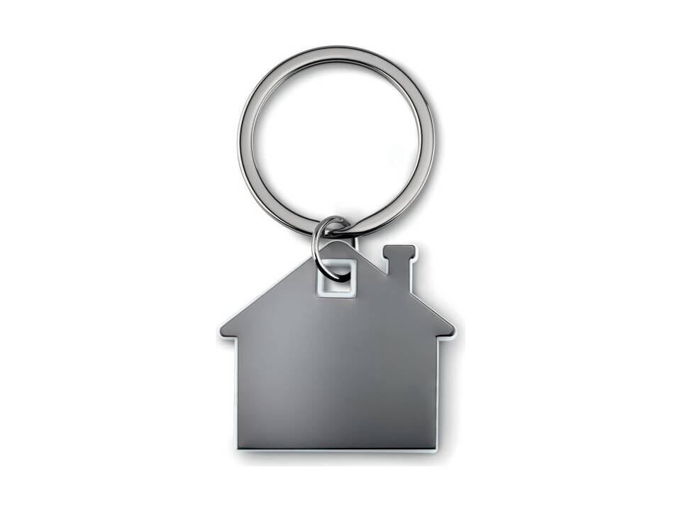 House shape plastic key ring 7