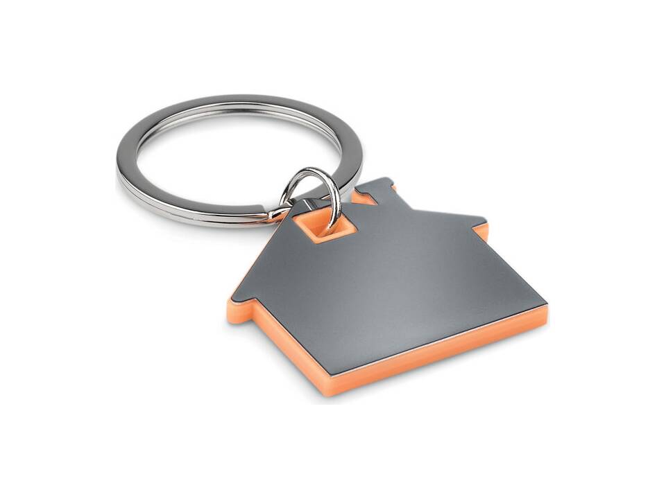 House shape plastic key ring 10
