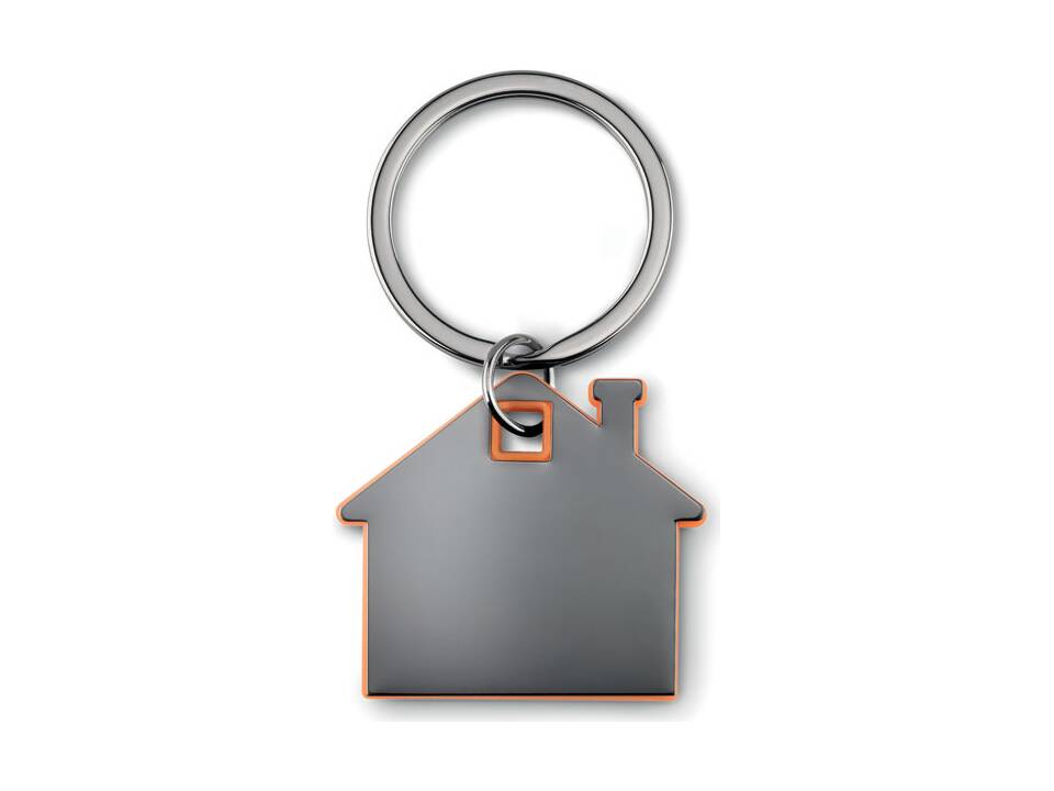 House shape plastic key ring 11