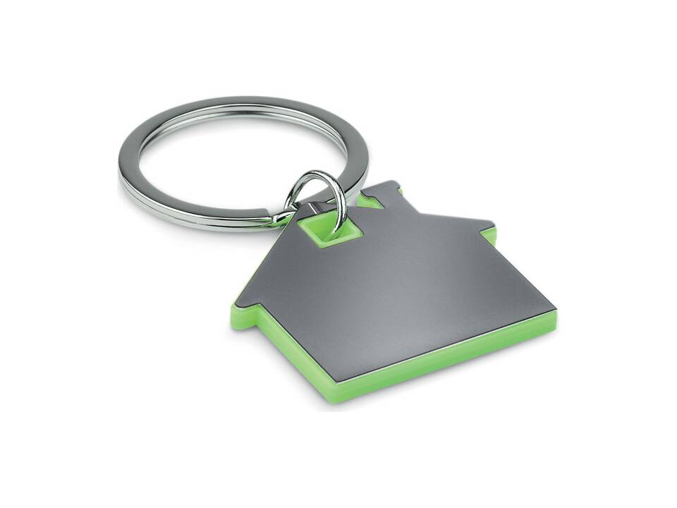 House shape plastic key ring 15