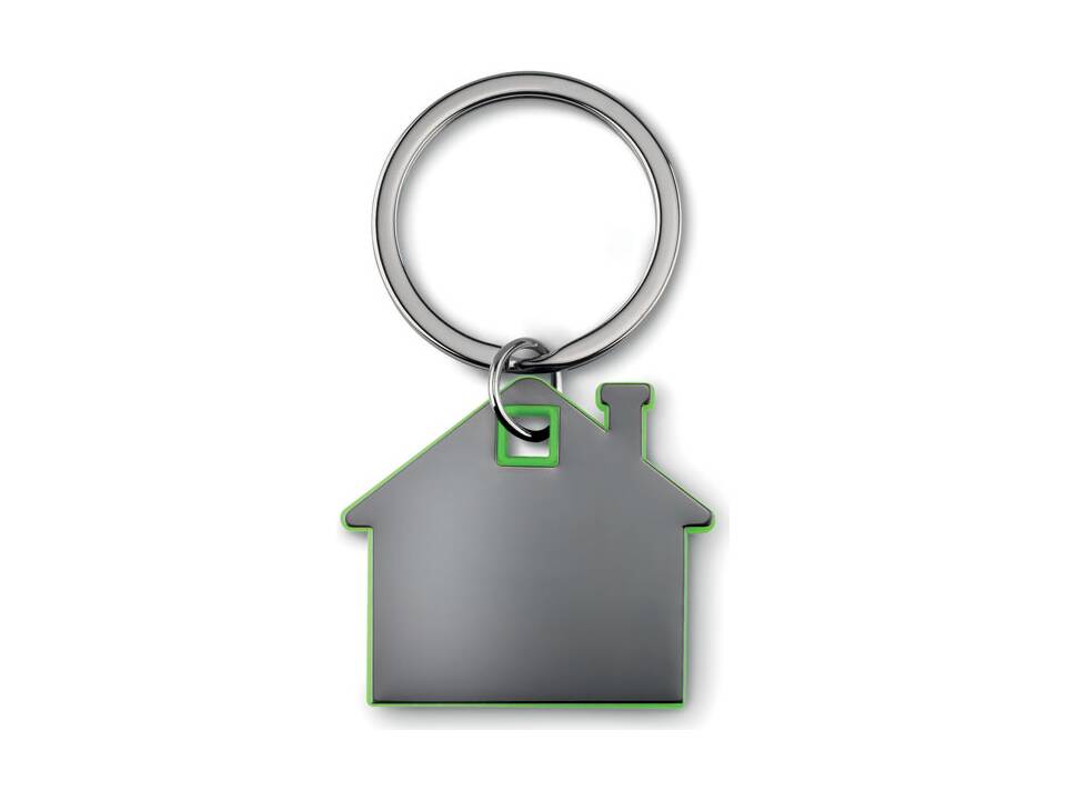 House shape plastic key ring 14