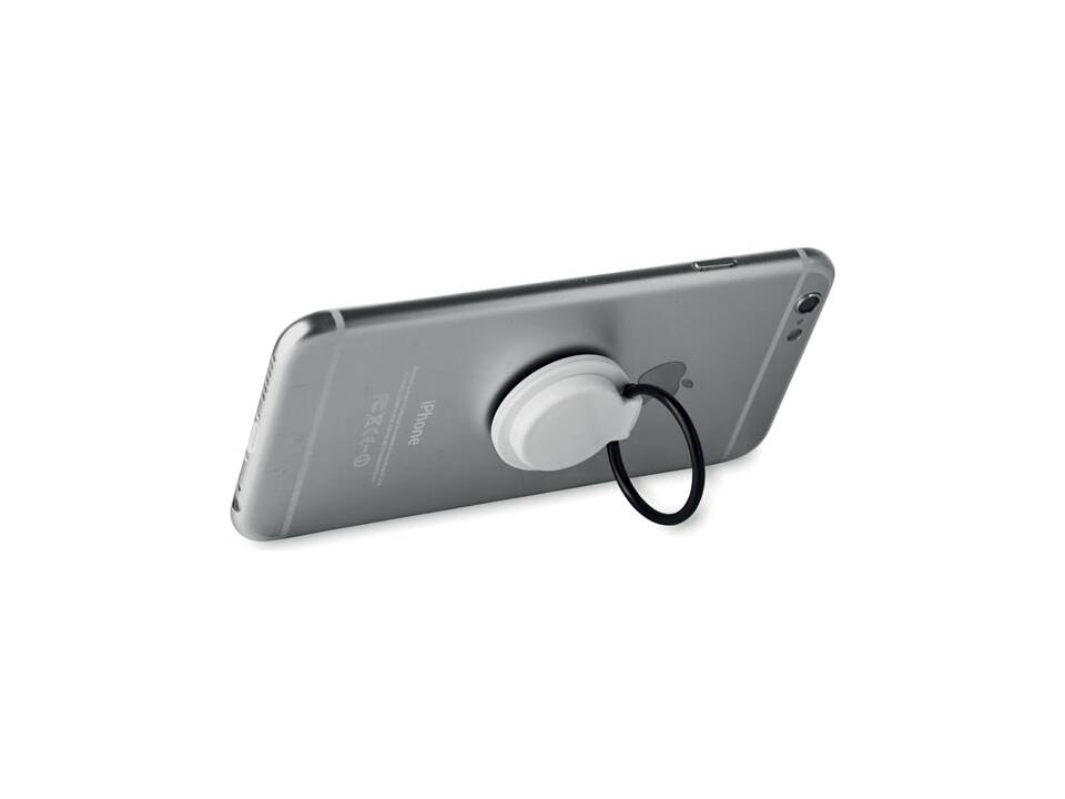 Phone holder on ring stand 6